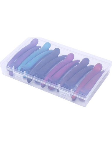 Pinzas para Cabello Antideslizantes BMAMBAS 12PCS Coloridas