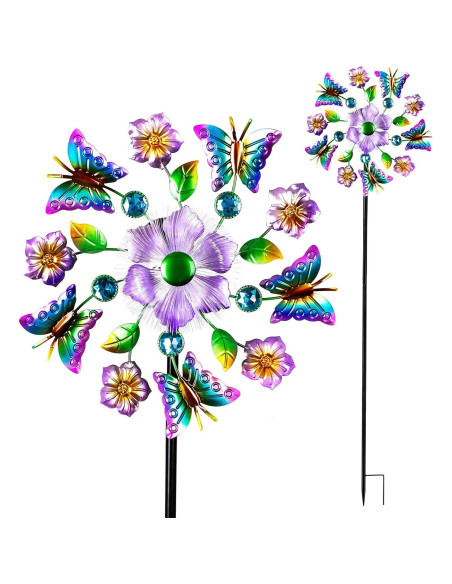 Espiral Solar de Mariposa BUARO8AGA 129.54 cm con LED Multicolor Espiral Solar de Mariposa BUARO8AGA 129.54 cm con LED Multicolor