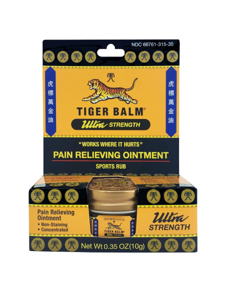 Bálsamo Tigre Alivio del Dolor Ultra Fuerte 10g - Frote Muscular Bálsamo Tigre Alivio del Dolor Ultra Fuerte 10g - Frote Muscular