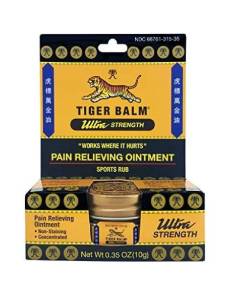 Bálsamo Tigre Alivio del Dolor Ultra Fuerte 10g - Frote Muscular Bálsamo Tigre Alivio del Dolor Ultra Fuerte 10g - Frote Muscular