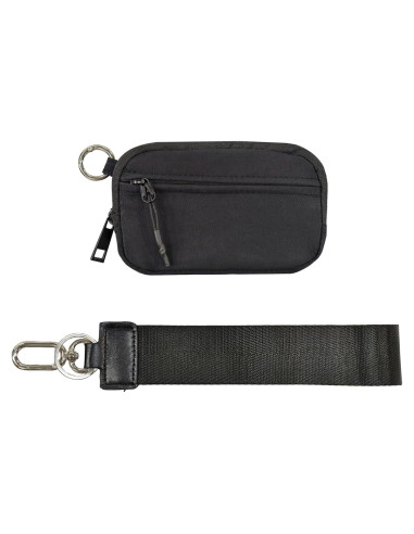 Cartera de Muñeca Ikokei 15x9cm Impermeable Negra