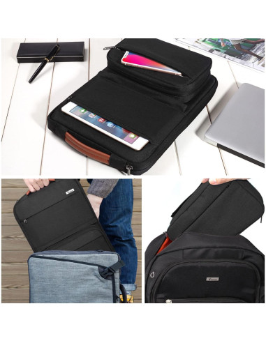 Funda para Laptop Voova 13-14 Pulgadas Impermeable con Bolsa