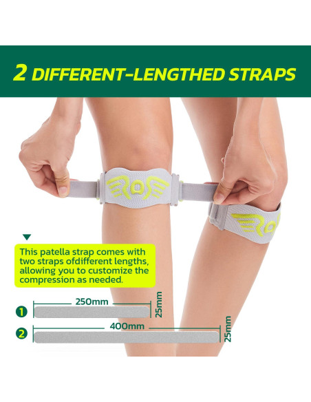 Banda de Soporte para Rodilla aoFIT con Almohadilla de Silicona Banda de Soporte para Rodilla aoFIT con Almohadilla de Silicona