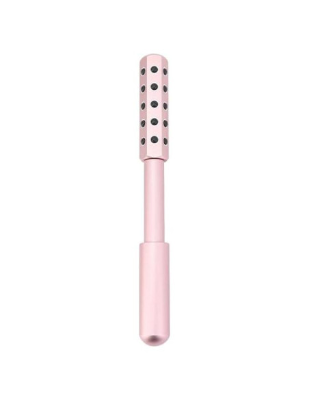 Rodillo de Masaje Facial HyyMe con 30 Piedras de Germanio Rosa Rodillo de Masaje Facial HyyMe con 30 Piedras de Germanio Rosa