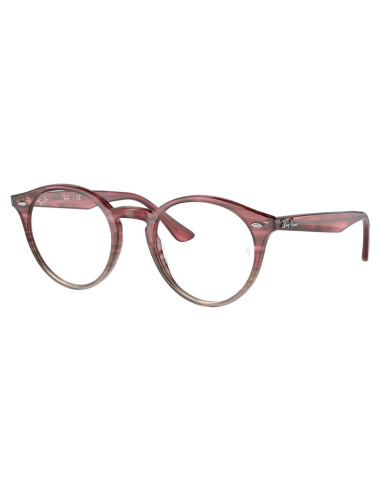 Gafas de Prescripción Ray-Ban RX2180V 49mm Burdeos Habana