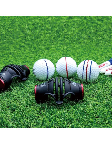 Kit de Alineación de Pelotas de Golf BIRDIE79 con 3 Marcadores