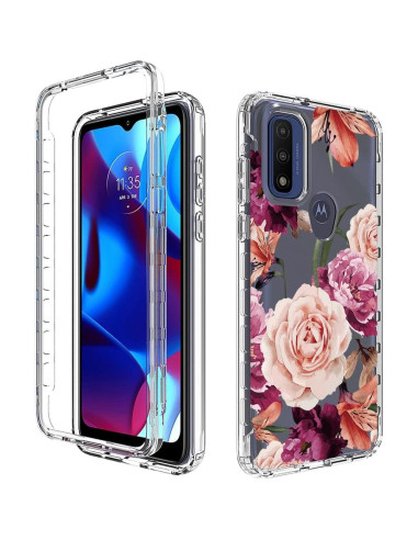 Funda Bumper para Moto G Pure 2021 Yerebel con Protector