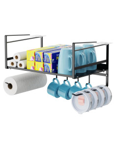 Estante Bajo Gabinete iSPECLE - Canasta con Ganchos y Varillas