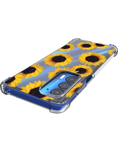 Funda protectora TPU Motorola Moto Edge 2021 Girasol