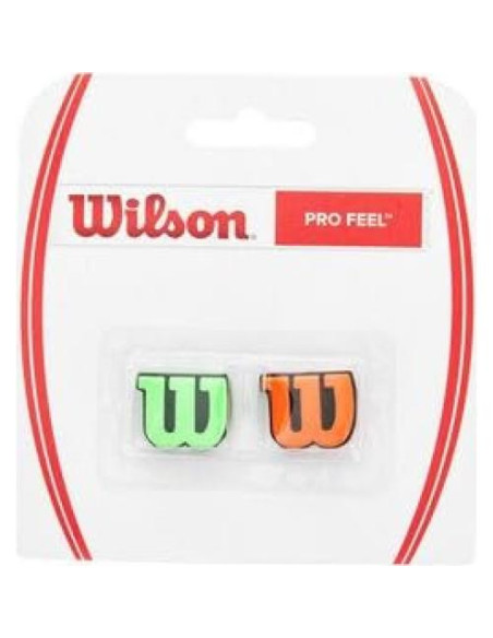 Amortiguador de Tenis Wilson Profeel Verde/Naranja - 2 Unidades Amortiguador de Tenis Wilson Profeel Verde/Naranja - 2 Unidades