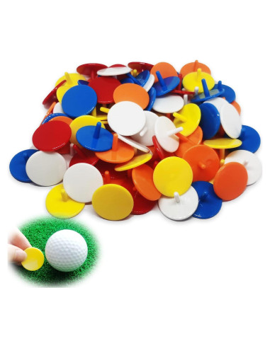 Marcadores de Pelotas de Golf Adhere 50 Pcs ABS Mezcla de Colores