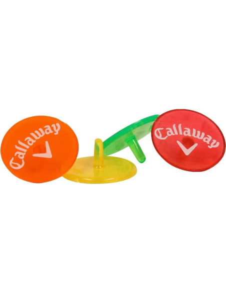 Marcadores de Pelotas de Golf Callaway Neon - Paquete de 8 Marcadores de Pelotas de Golf Callaway Neon - Paquete de 8