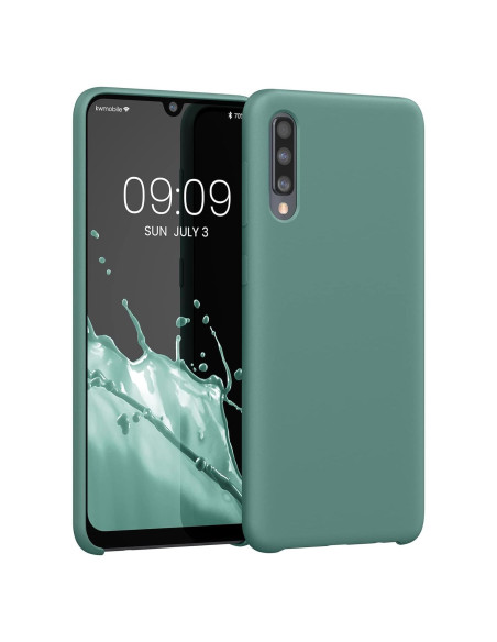 Funda de Silicona TPU KW-Mobile para Samsung Galaxy A50 - Noche Ártica Funda de Silicona TPU KW-Mobile para Samsung Galaxy A50 - Noche Ártica