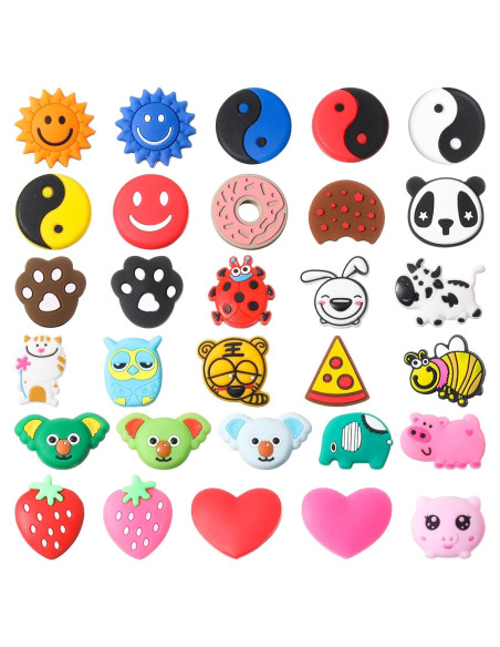 Amortiguadores de Tenis Leitee 30 Pcs Silicona Variados Amortiguadores de Tenis Leitee 30 Pcs Silicona Variados