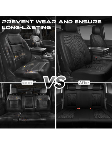 Fundas de Asiento Impermeables CAR PASS ZT888QS-BK1L5A Todo Negro
