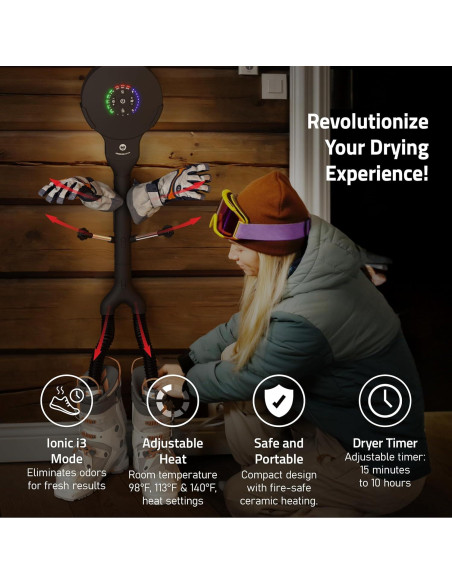 Secador de Botas Hedgehog Buddy i3 - Portátil y Montado en Pared Secador de Botas Hedgehog Buddy i3 - Portátil y Montado en Pared