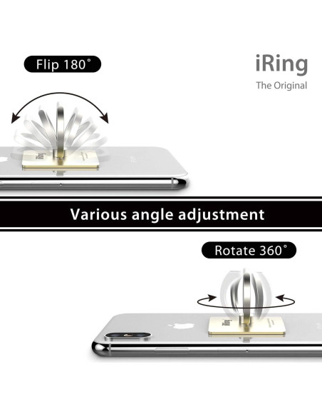 Soporte para Teléfono AAUXX iRing Dorado - Carga Inalámbrica Soporte para Teléfono AAUXX iRing Dorado - Carga Inalámbrica