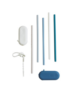 Popotes de Silicona Reutilizables GIR - Paquete de 5 Mist
