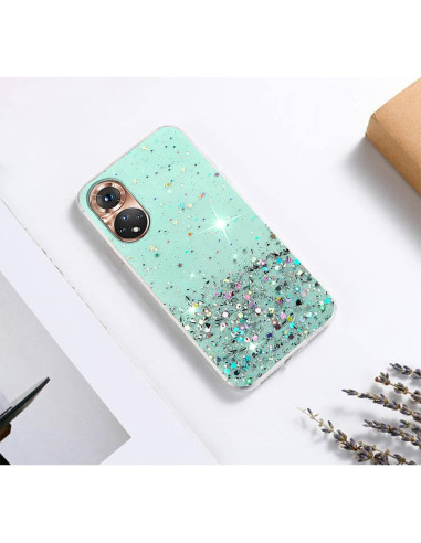 Funda Brillante para Huawei Nova 9 Silicona Clara Verde