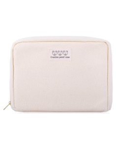 Estuche de Lápices iSuperb Beige Gran Capacidad 29x22cm