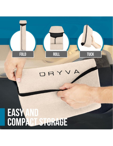 Funda de Asiento de Coche Dryva - Microfibra Premium Beige