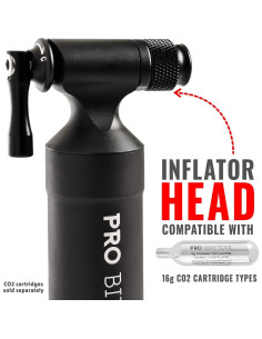 Inflador de CO2 Pro Bike Tool para Bicicletas - Compacto y Rápido 2