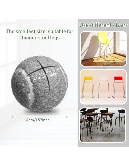 Cubiertas para Patas de Muebles Macarrie 16 Piezas Gris 4 cm Cubiertas para Patas de Muebles Macarrie 16 Piezas Gris 4 cm