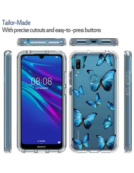 Funda Huawei Y6 2019 con Protector de Pantalla Templado Funda Huawei Y6 2019 con Protector de Pantalla Templado