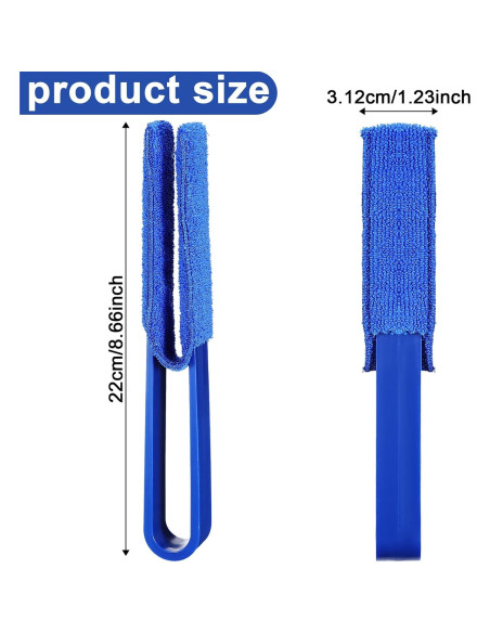 Limpiador de Persianas Dimeho - Cepillo Duster 4 Pcs Microfibra Limpiador de Persianas Dimeho - Cepillo Duster 4 Pcs Microfibra