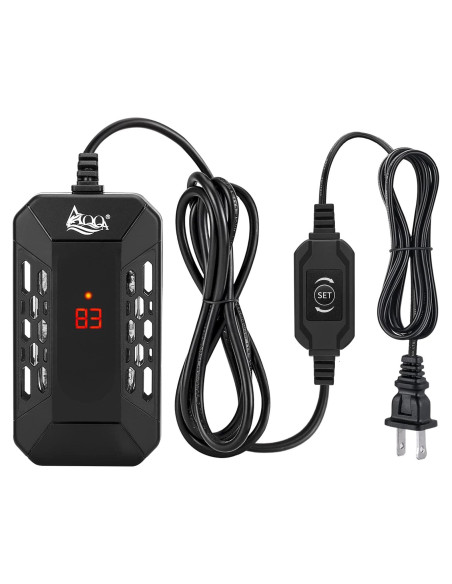Calentador Submersible AQQA 25W para Acuario 3.8-19L Calentador Submersible AQQA 25W para Acuario 3.8-19L