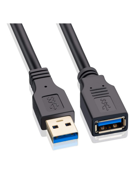 Cable de Extensión USB 3.0 Hftywy 0.5m Macho a Hembra Alta Velocidad Cable de Extensión USB 3.0 Hftywy 0.5m Macho a Hembra Alta Velocidad