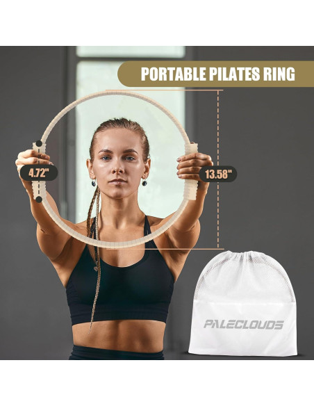 Kit de Pilates Paleclouds con Anillo, Mancuernas y Pelota Kit de Pilates Paleclouds con Anillo, Mancuernas y Pelota