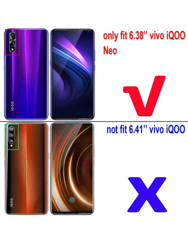 Funda Dura Antichoque LuluMain para VIVO S1/iQOO Neo - Rojo
