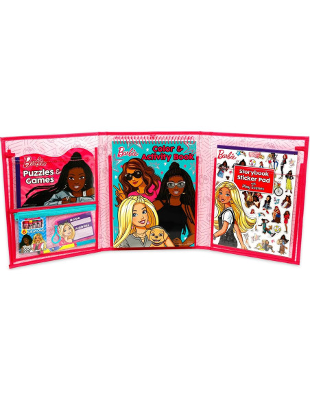 Conjunto de Actividades Barbie - Kit de Manualidades y Colorear Conjunto de Actividades Barbie - Kit de Manualidades y Colorear