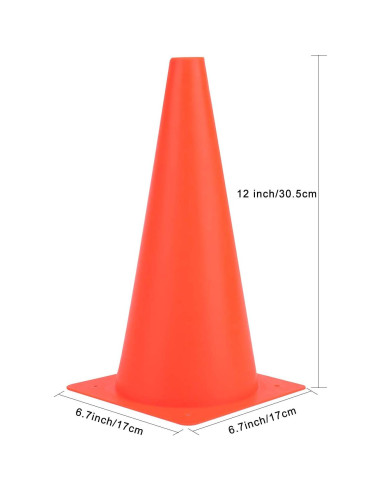 Conos de Entrenamiento Fragraim 30 cm - Set de 12 Colores