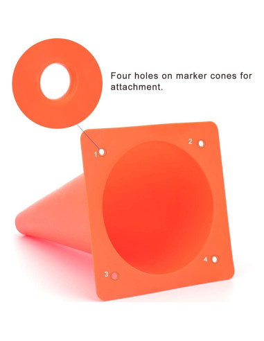 Conos de Entrenamiento Fragraim 30 cm - Set de 12 Colores