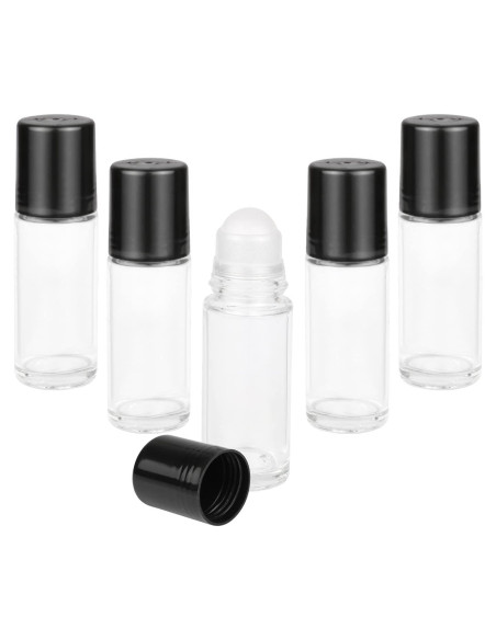 Paquete de 5 Botellas de Vidrio Roll On 30ml Remzndy Paquete de 5 Botellas de Vidrio Roll On 30ml Remzndy