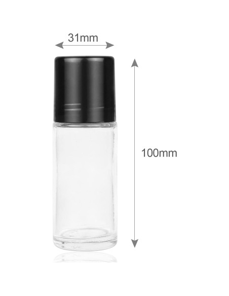 Paquete de 5 Botellas de Vidrio Roll On 30ml Remzndy Paquete de 5 Botellas de Vidrio Roll On 30ml Remzndy