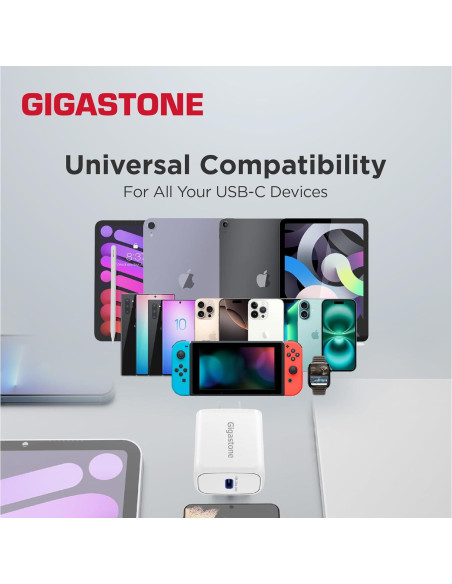 Cargador Rápido USB-C 20W Gigastone + Cable Lightning 1.5m Cargador Rápido USB-C 20W Gigastone + Cable Lightning 1.5m