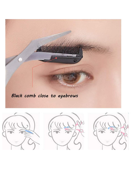 Kit de Cuidado de Cejas HiMo 6 en 1 con Tijeras y Pinzas Kit de Cuidado de Cejas HiMo 6 en 1 con Tijeras y Pinzas