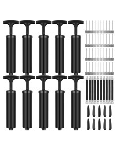 Bomba de Pelotas Manual Reginary con Agujas y Manguera - 10 Pcs