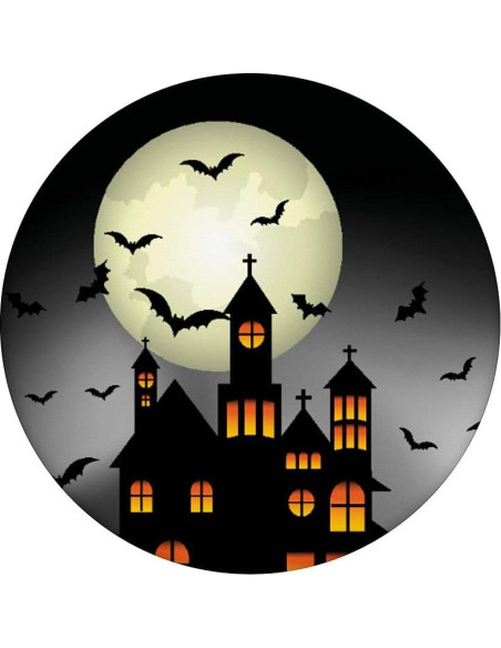 PopSocket Halloween Murciélagos y Luna Negra Intercambiable PopSocket Halloween Murciélagos y Luna Negra Intercambiable