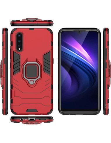 Funda Dura Antichoque LuluMain para VIVO S1/iQOO Neo - Rojo