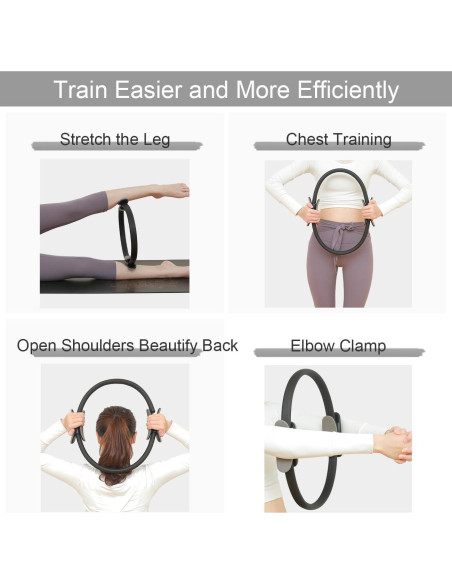 Anillo de Pilates RYTMAT 37.5 cm con Mangos Acolchados Anillo de Pilates RYTMAT 37.5 cm con Mangos Acolchados