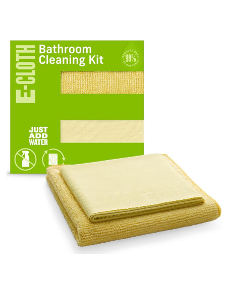 Kit de Limpieza de Baño E-Cloth Microfibra Reutilizable 1 Año Kit de Limpieza de Baño E-Cloth Microfibra Reutilizable 1 Año