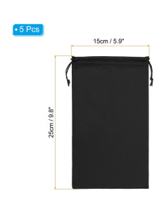 Bolsa Protectora para Gafas de Esquí PATIKIL 15x25 cm 5 Pzas 2