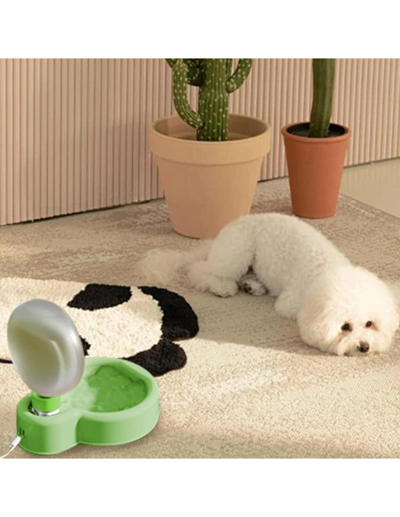 Botella de Agua para Mascotas MaxcGear 350ml Verde Plegable Botella de Agua para Mascotas MaxcGear 350ml Verde Plegable