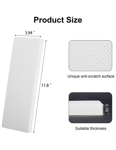 Protector de Pared de Garaje Kxuhivc 4 Pack EVA 30x10 cm