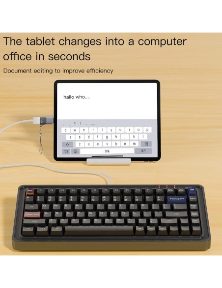 Adaptador USB C a Lightning Liaoan - Conexión para Móviles y Tablets Adaptador USB C a Lightning Liaoan - Conexión para Móviles y Tablets