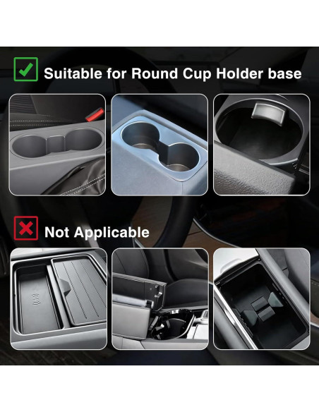 Soporte de Taza Expandible Tesheer para Coche Ajustable Soporte de Taza Expandible Tesheer para Coche Ajustable